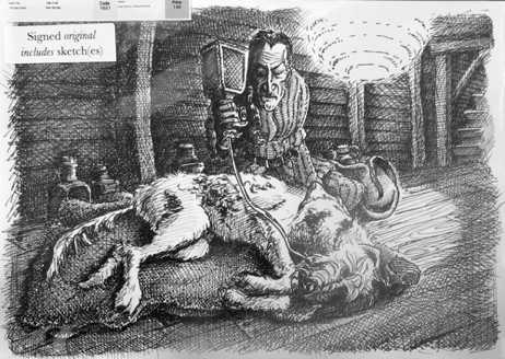 'Poor old dog'
From 'The Dog Hunters'.
$NZ100 (approx $US66, £51, €56) 'Poor old dog'
From 'The Dog Hunters'.
$NZ100 (approx $US66, £51, €56)